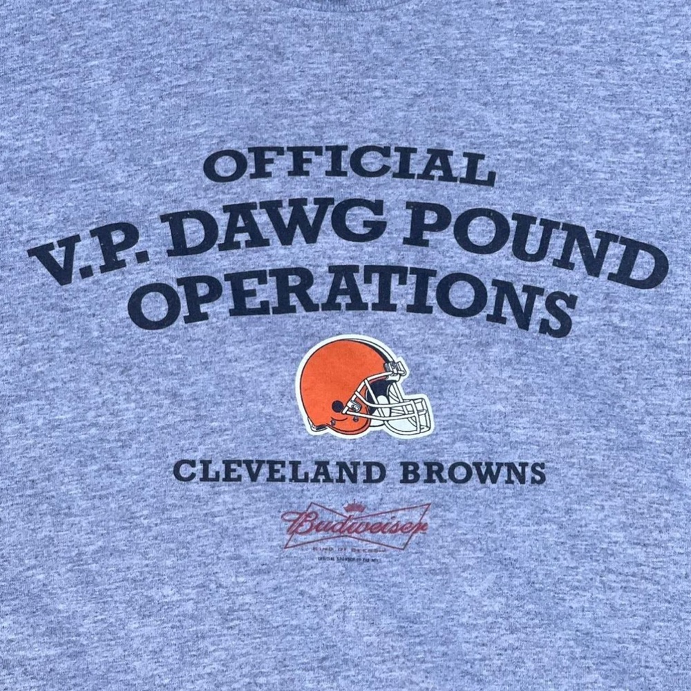 Cleveland Browns Budweiser Graphic Tee Y2K vintage
